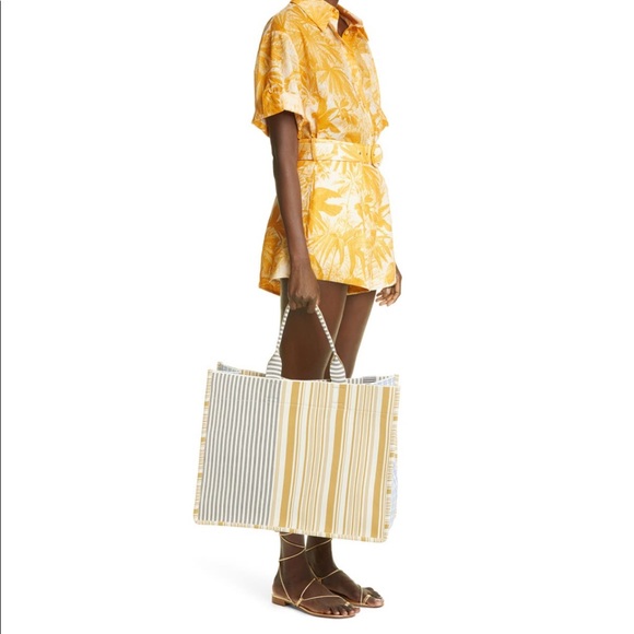 Zimmermann Striped Canvas Tote NWT - Picture 2 of 11